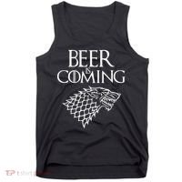 Beer Is Coming Tank Top thumb 0