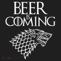 Beer Is Coming Golf Towel thumb 3