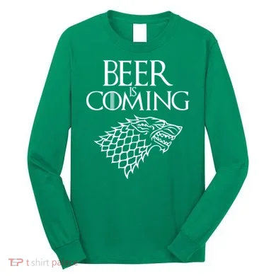 Beer Is Coming Long Sleeve Shirt