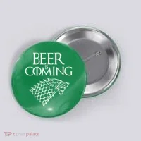 Beer Is Coming Button thumb 0