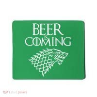 Beer Is Coming Mousepad thumb 0