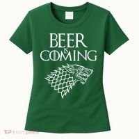 Beer Is Coming Women's T-Shirt thumb 0