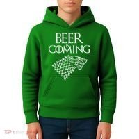 Beer Is Coming Kids Hoodie thumb 4