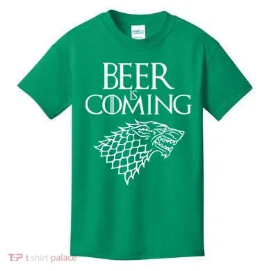 Beer Is Coming Kids T-Shirt