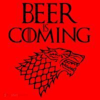 Beer Is Coming Santa Hat thumb 1