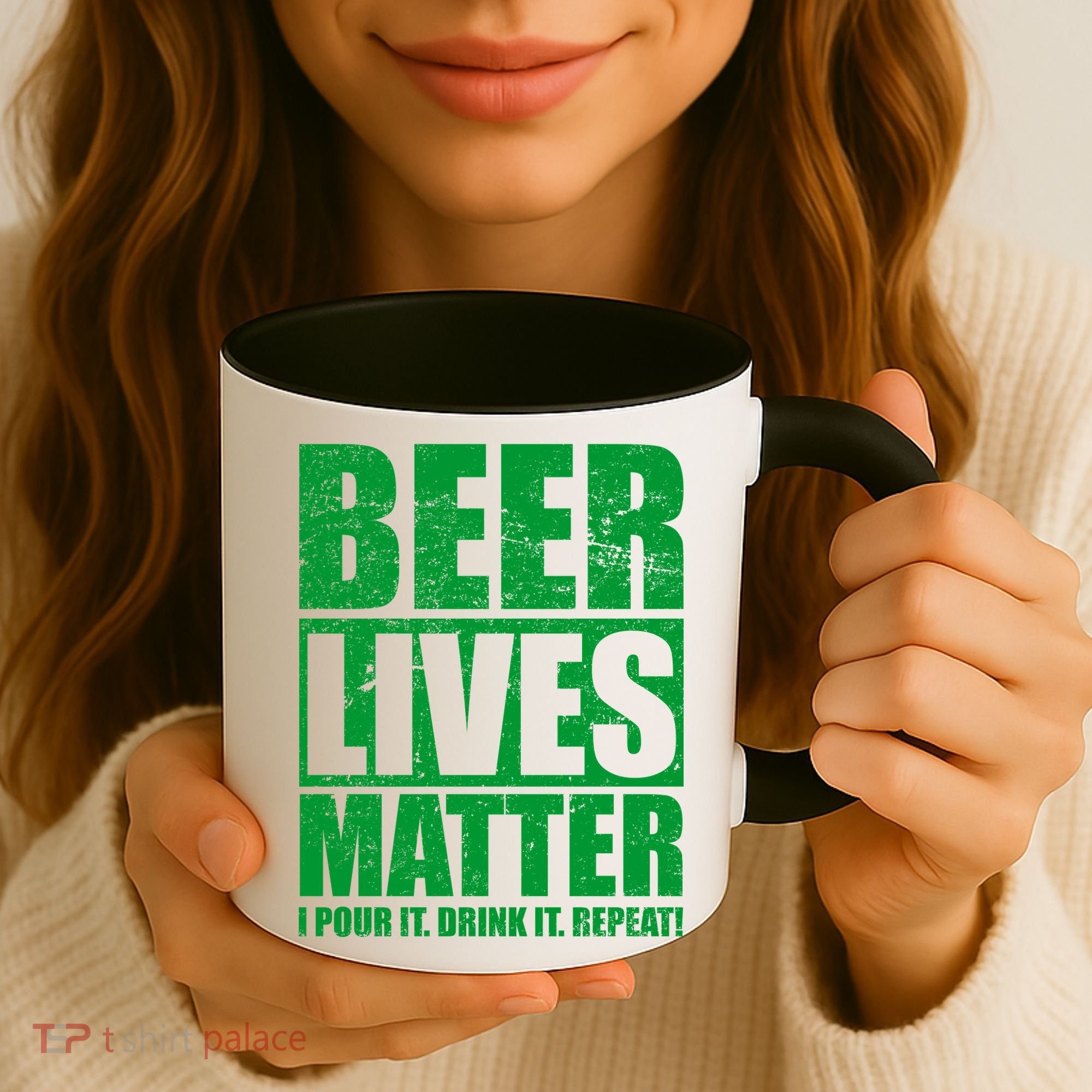 Beer Lives Matter Pour It Drink It Repeat Coffee Mug