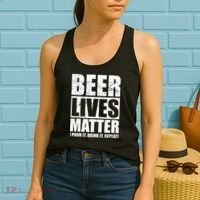 Beer Lives Matter Pour It Drink It Repeat Women's Tank Top thumb 2