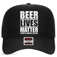 Beer Lives Matter Pour It Drink It Repeat Hat thumb 0