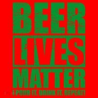Beer Lives Matter Pour It Drink It Repeat Santa Hat thumb 1