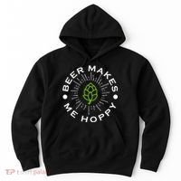 Beer Makes Me Hoppy Hoodie thumb 0
