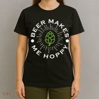 Beer Makes Me Hoppy T-Shirt thumb 4