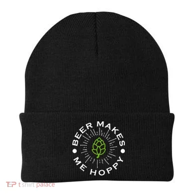 Beer Makes Me Hoppy Beanie