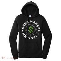 Beer Makes Me Hoppy Women's Hoodie thumb 0