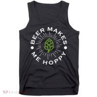 Beer Makes Me Hoppy Tank Top thumb 0