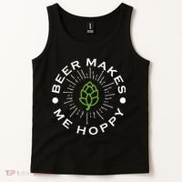 Beer Makes Me Hoppy Tank Top thumb 2