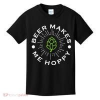 Beer Makes Me Hoppy Kids T-Shirt thumb 0
