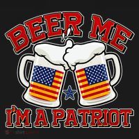 Beer Me I'm A Patriot USA Flag Beer Mugs Ornament thumb 1