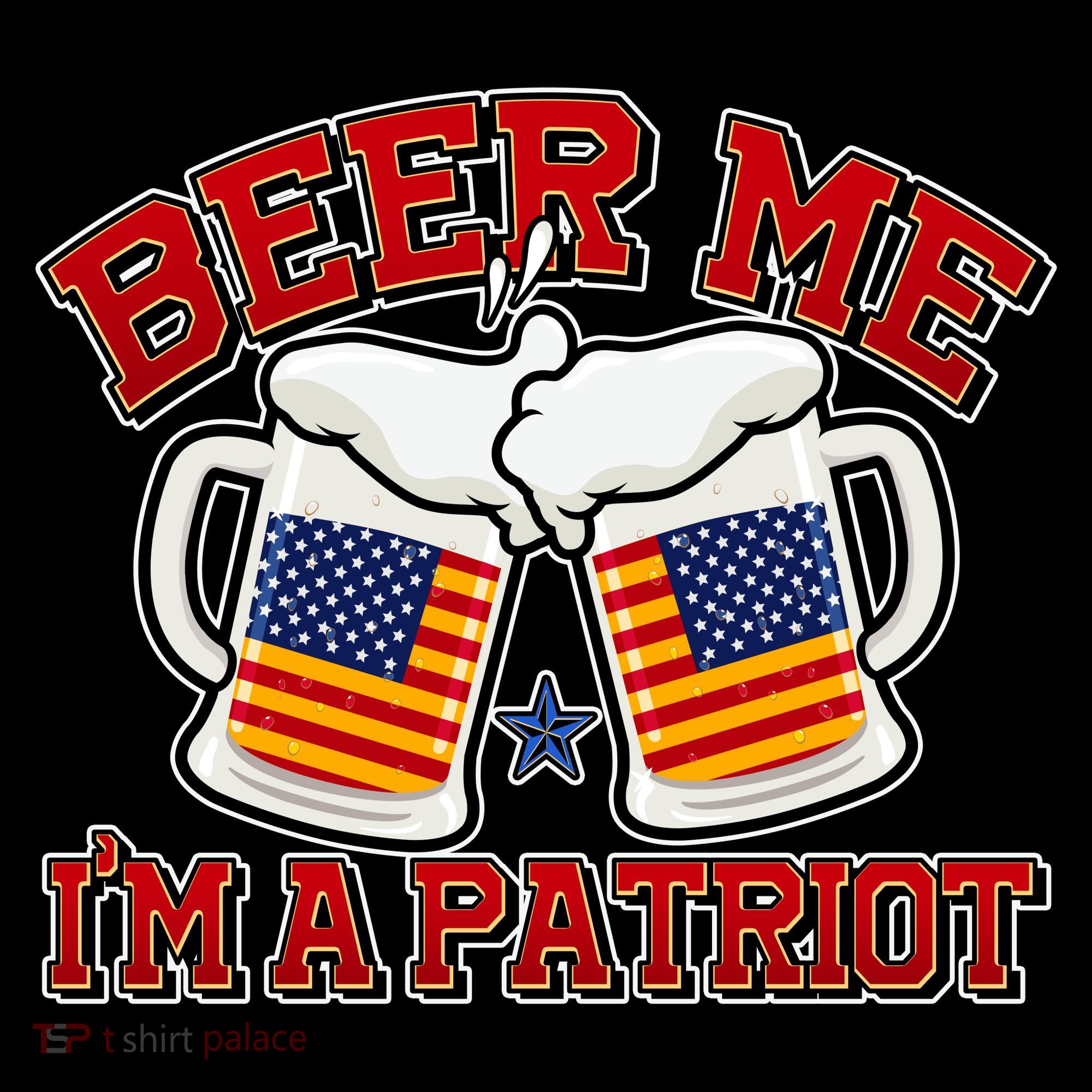Beer Me I'm A Patriot USA Flag Beer Mugs Kids Colorblock Raglan Jersey