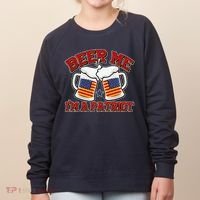 Beer Me I'm A Patriot USA Flag Beer Mugs Women's Sweatshirt thumb 0