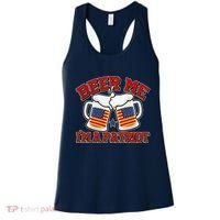 Beer Me I'm A Patriot USA Flag Beer Mugs Women's Tank Top thumb 0