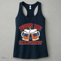 Beer Me I'm A Patriot USA Flag Beer Mugs Women's Tank Top thumb 3
