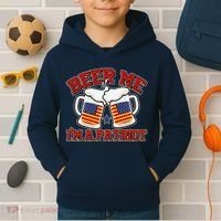 Beer Me I'm A Patriot USA Flag Beer Mugs Kids Hoodie thumb 2