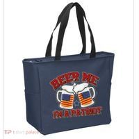 Beer Me I'm A Patriot USA Flag Beer Mugs Tote Bag thumb 2