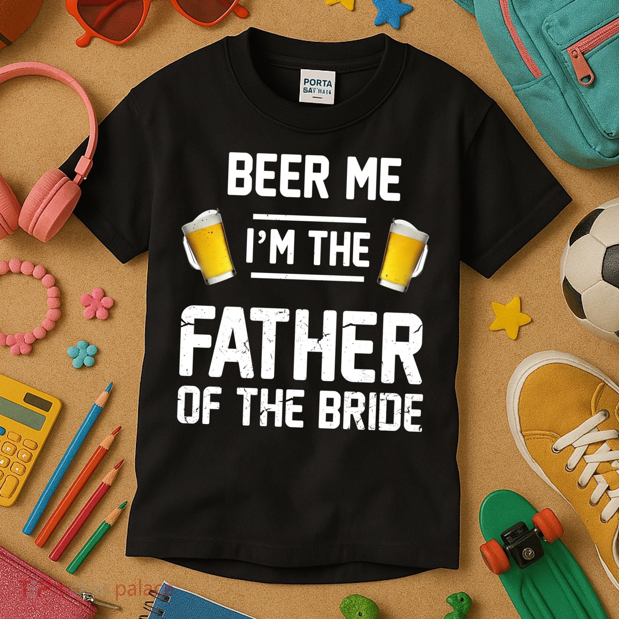 Beer Me I'm The Father Of The Bride Kids T-Shirt