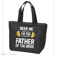 Beer Me I'm The Father Of The Bride Tote Bag thumb 3