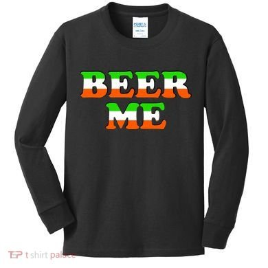 Beer Me St. Patrick's Day Kids Long Sleeve Shirt