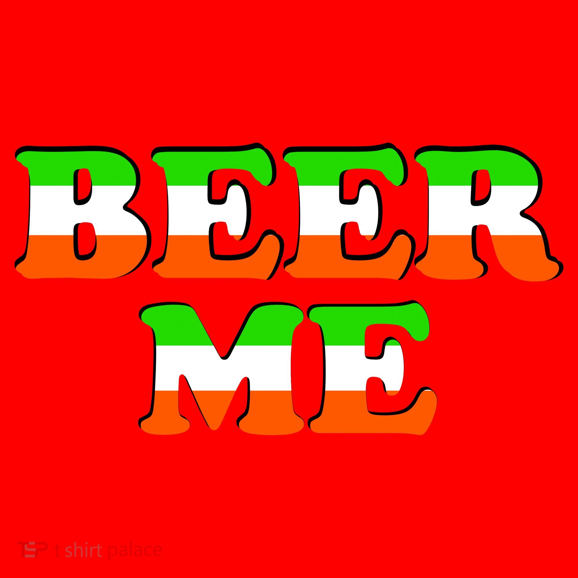 Beer Me St. Patrick's Day Santa Hat