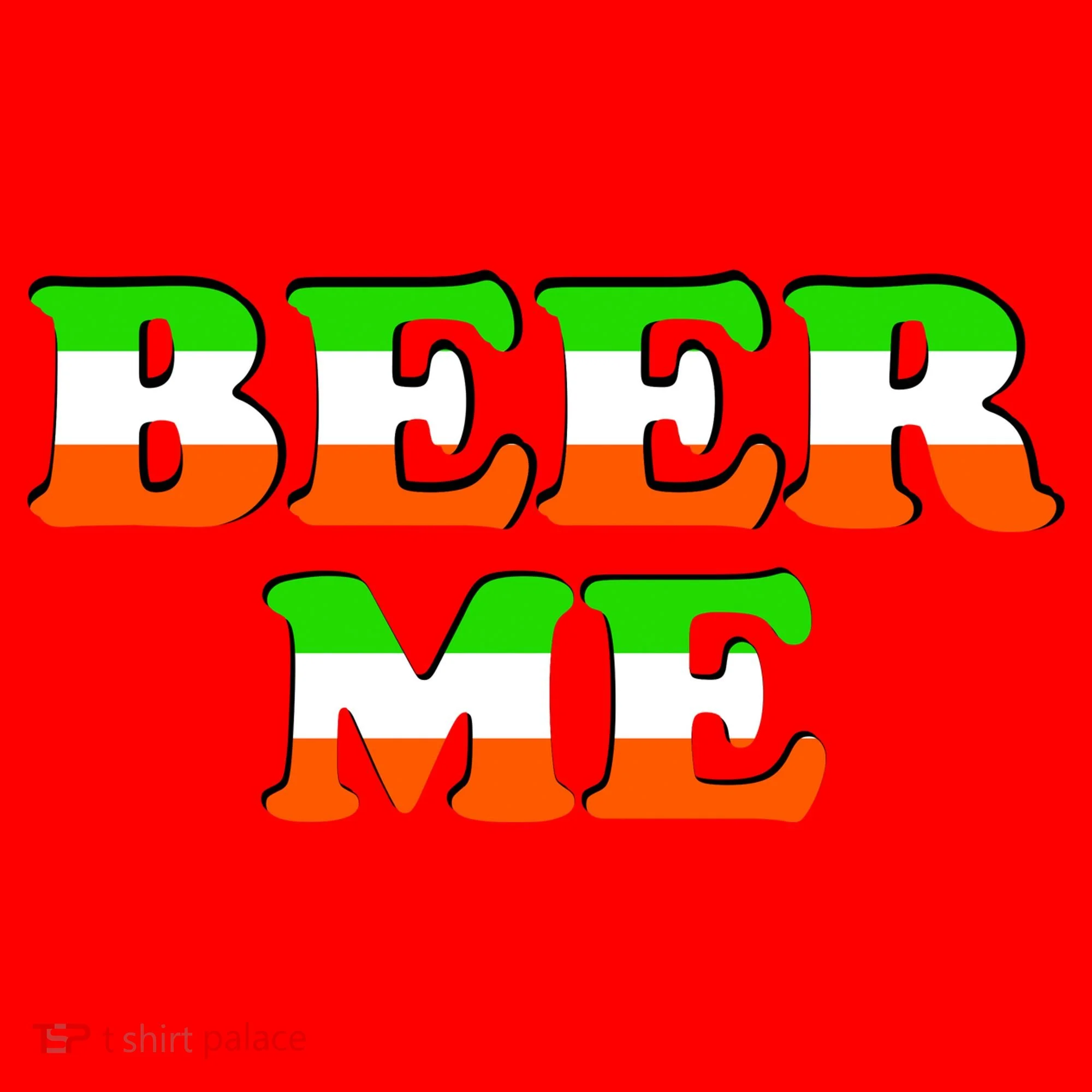 Beer Me St. Patrick's Day Santa Hat