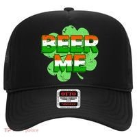 Beer Me St. Patrick's Day Irish Flag Clover Hat thumb 0