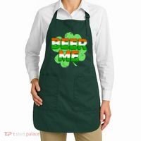 Beer Me St. Patrick's Day Irish Flag Clover Apron thumb 2