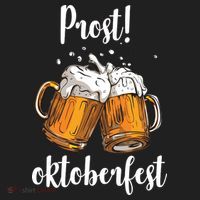 Beer Oktoberfest Prost Cheers Golf Towel thumb 3