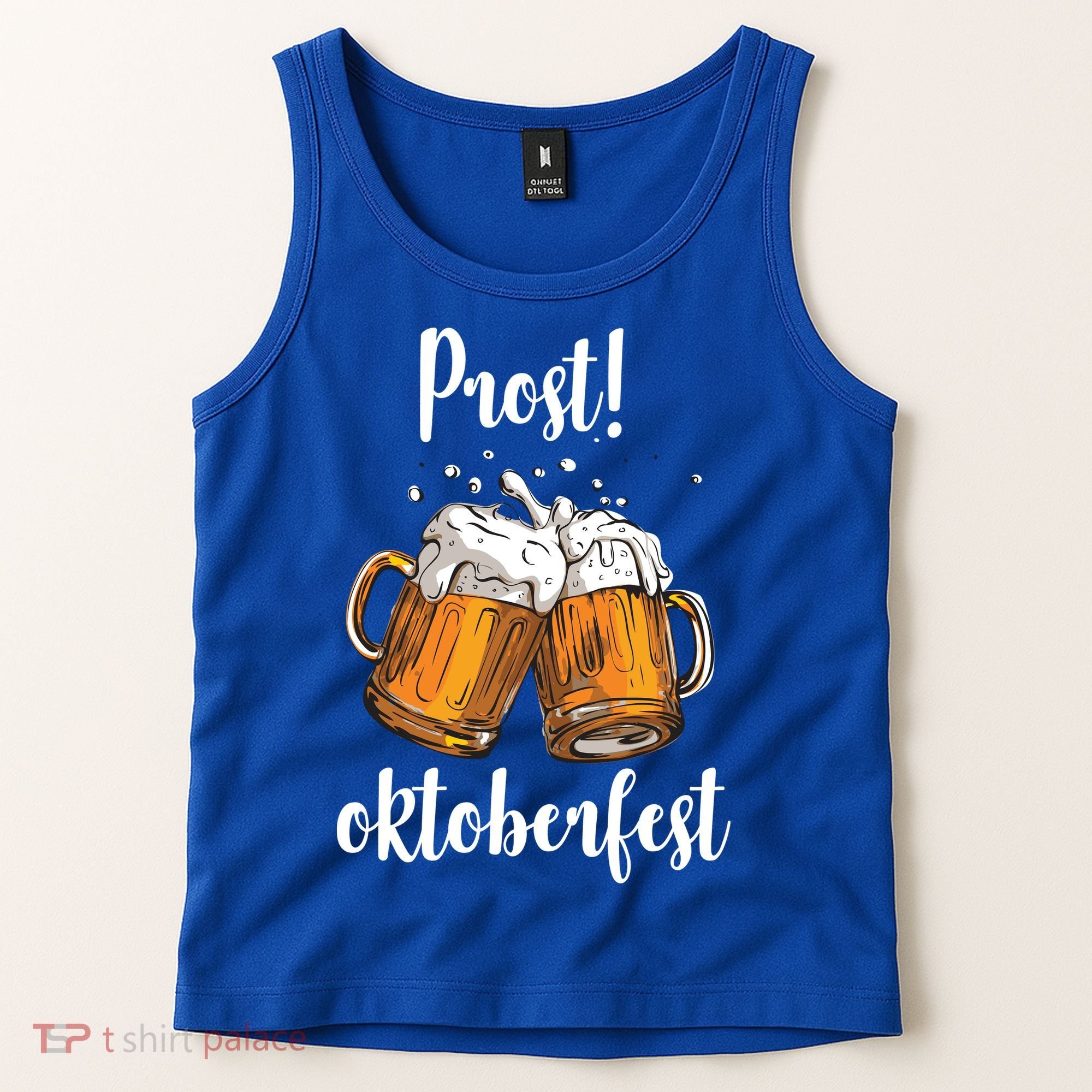 Beer Oktoberfest Prost Cheers Tank Top