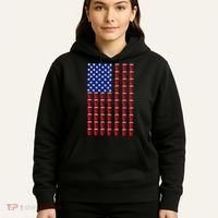 Beer Pong USA American Flag Hoodie thumb 5