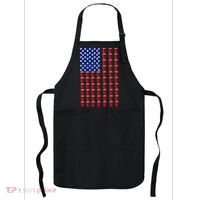 Beer Pong USA American Flag Apron thumb 0