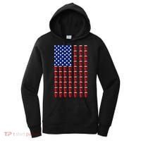 Beer Pong USA American Flag Women's Hoodie thumb 0
