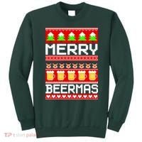 Beer Ugly Christmas Sweater Merry Beermas Sweatshirt thumb 0