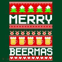 Beer Ugly Christmas Sweater Merry Beermas Visor thumb 3