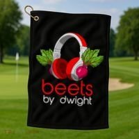 Beets By Dwight Golf Towel thumb 1