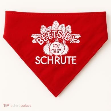 Beets By Schrute USA-Made Doggie Bandana