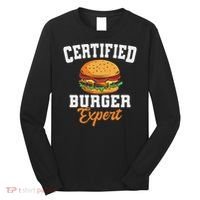 Burger Expert Fast Food Hamburger French Fries Long Sleeve Shirt thumb 0