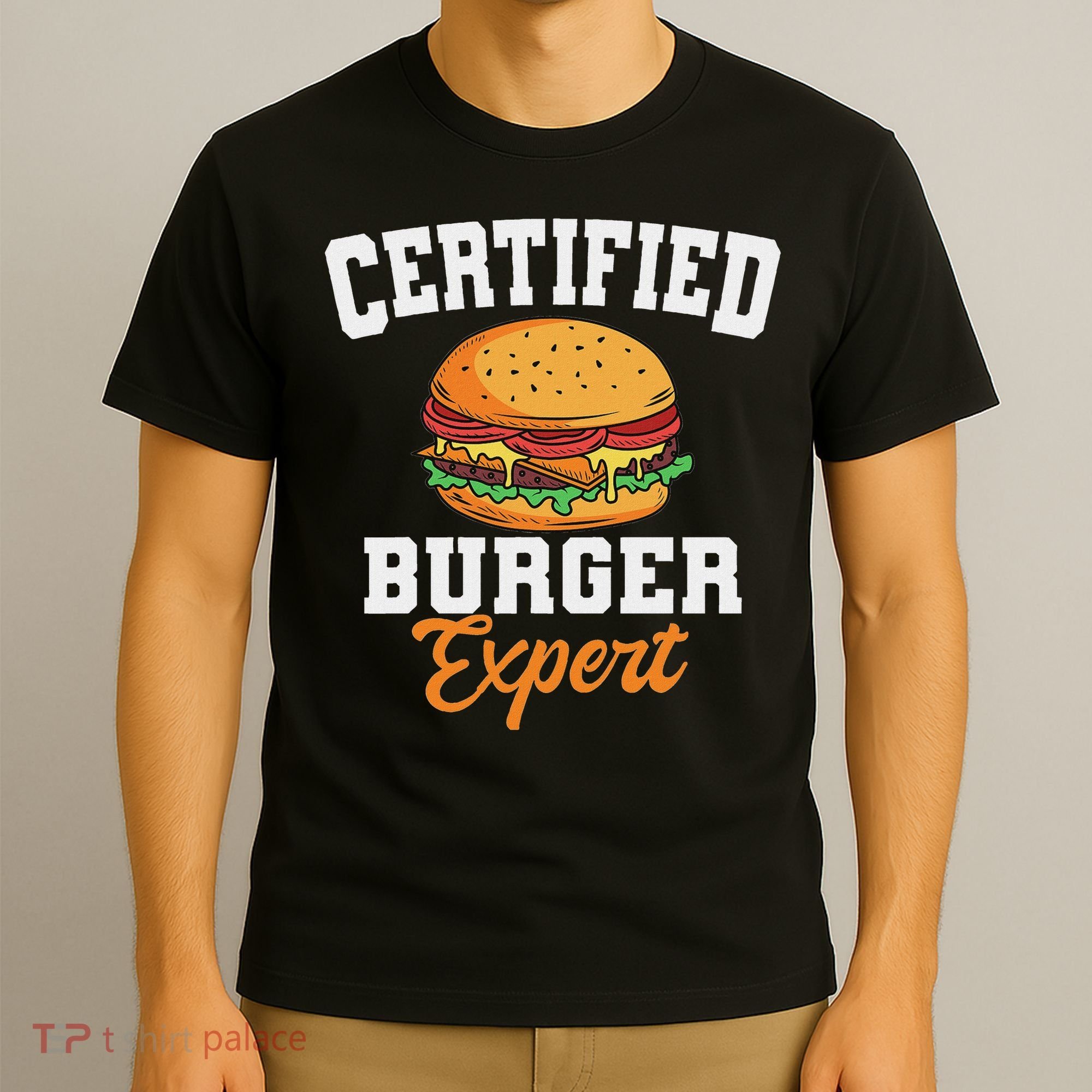 Burger Expert Fast Food Hamburger French Fries T-Shirt