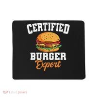 Burger Expert Fast Food Hamburger French Fries Mousepad thumb 0