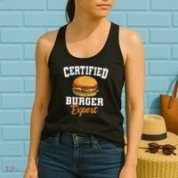 Burger Expert Fast Food Hamburger French Fries Women's Tank Top thumb 2