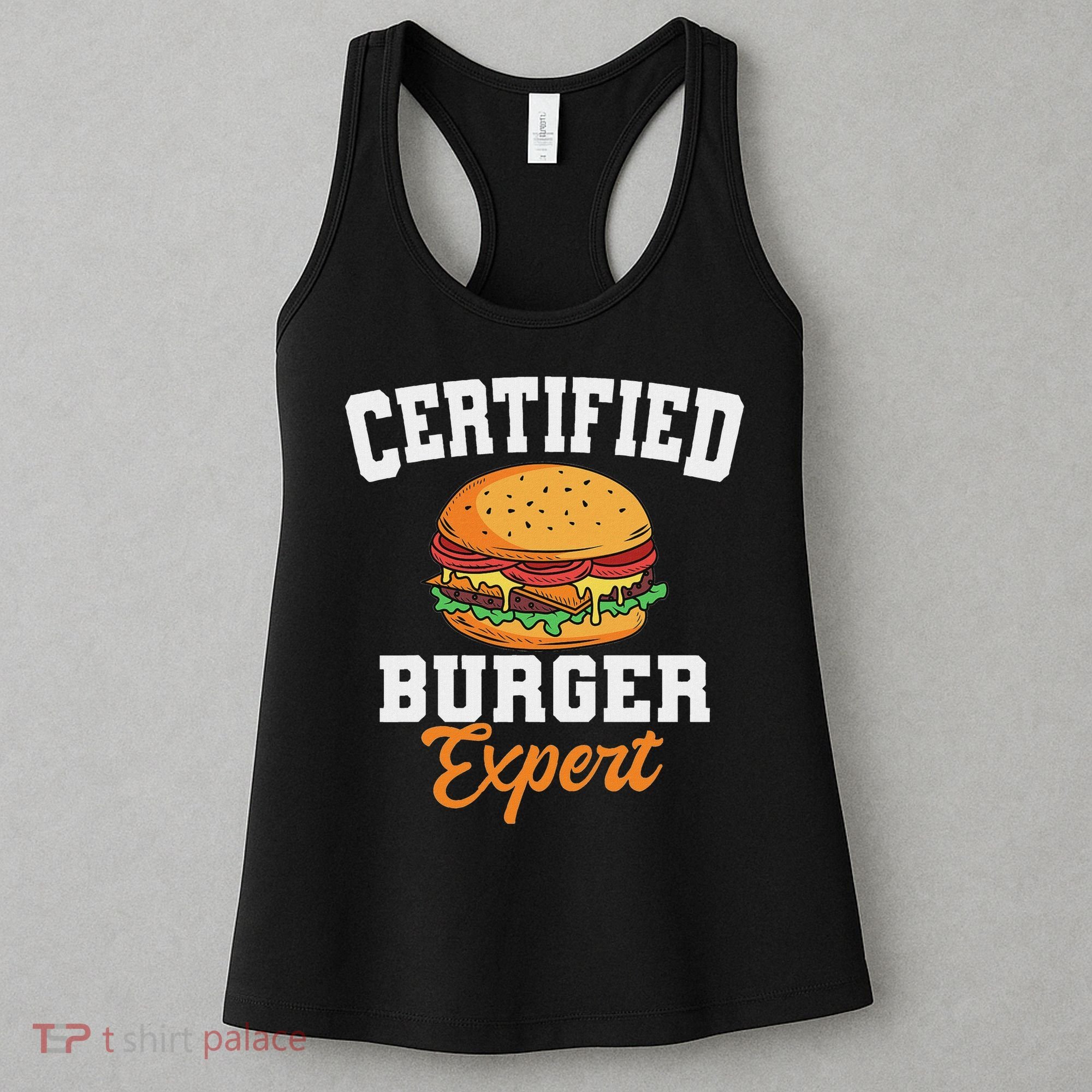 Burger Expert Fast Food Hamburger French Fries Women's Tank Top