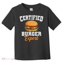 Burger Expert Fast Food Hamburger French Fries Toddler T-Shirt thumb 0