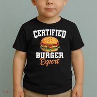 Burger Expert Fast Food Hamburger French Fries Toddler T-Shirt thumb 2